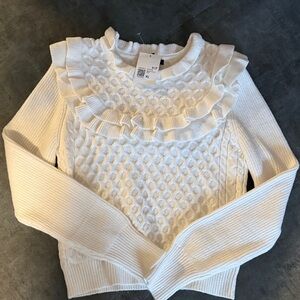 Ruffle sweater by forever 21